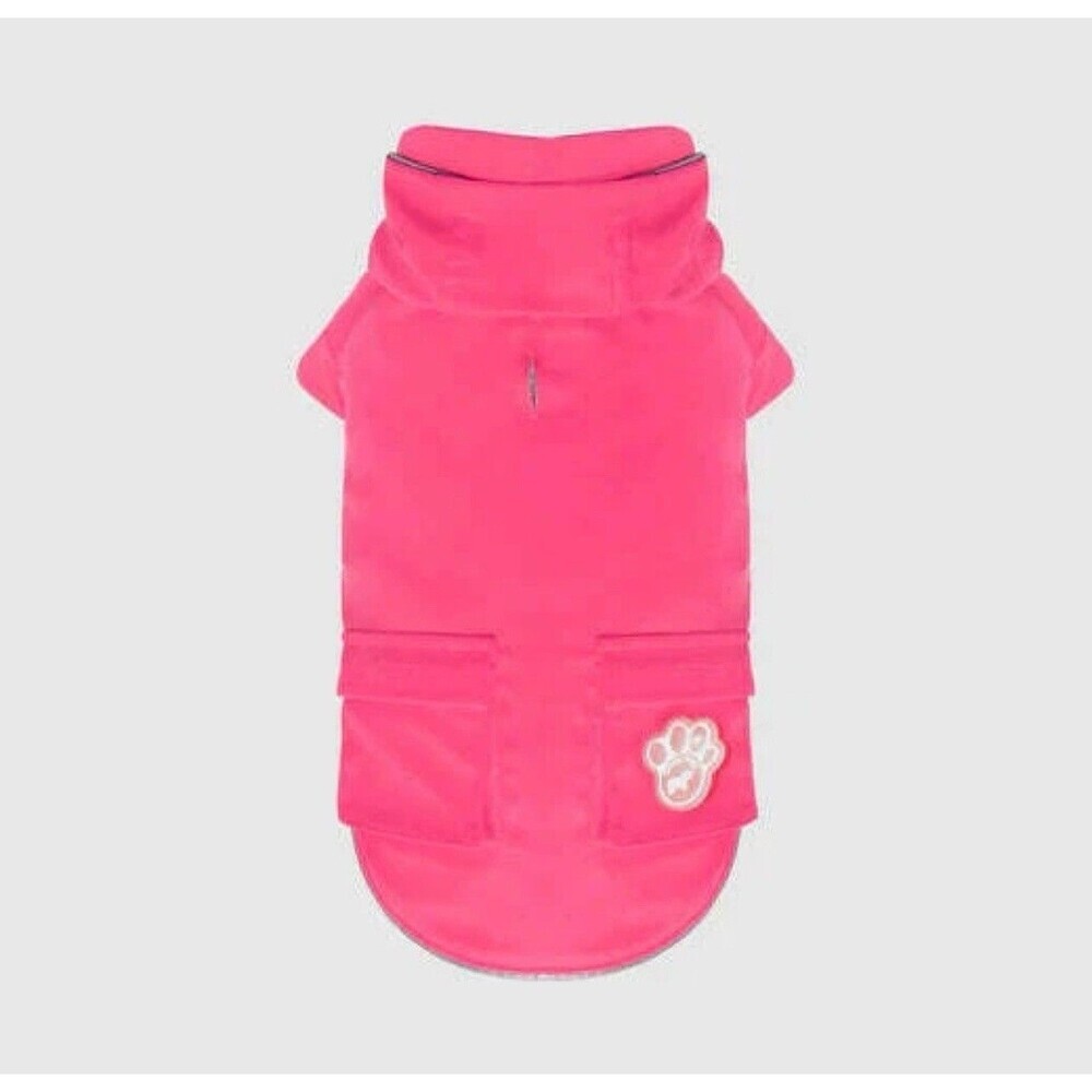 NWT CANADA POOCH Torrential Tracker 18” PINK Rain Coat For Dogs 18 inch